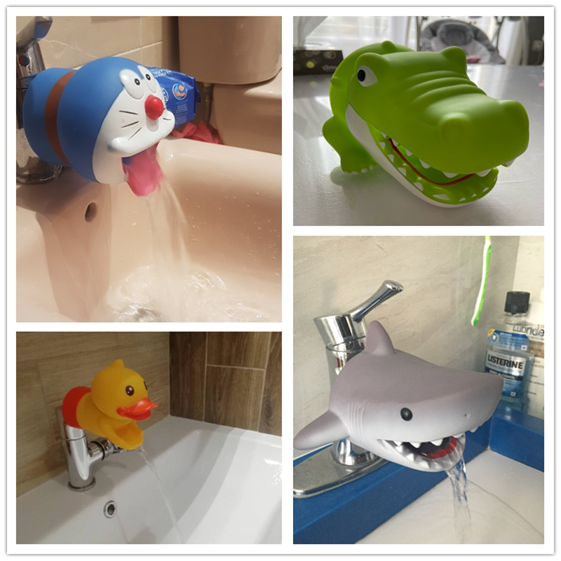 Extension de robinet à économie d'eau, dessin animé Disney Minnie Mickey, outil d'extension, aide les enfants à se laver les mains, prolongateur de robinet de salle de bain