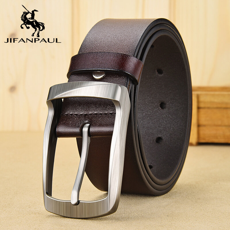 JIFANPAUL-cinturón retro de negocios para hombre, hebilla de alloy con tendencia para jeans, estudiantes, alta calidad, envío gratis