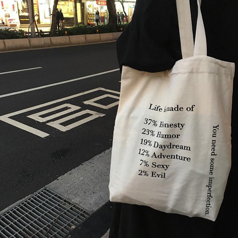 PGOLEGGY-Bolso de mano de lona para mujer, bolsa de hombro informal, reutilizable, 2019