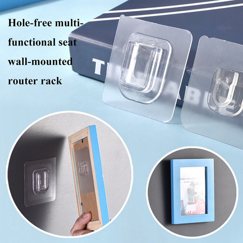 Home Double-sided Adhesive Wall Hooks Wall Hooks Hanger Strong Transparent Suction Cup Sucker Wall Storage Holder