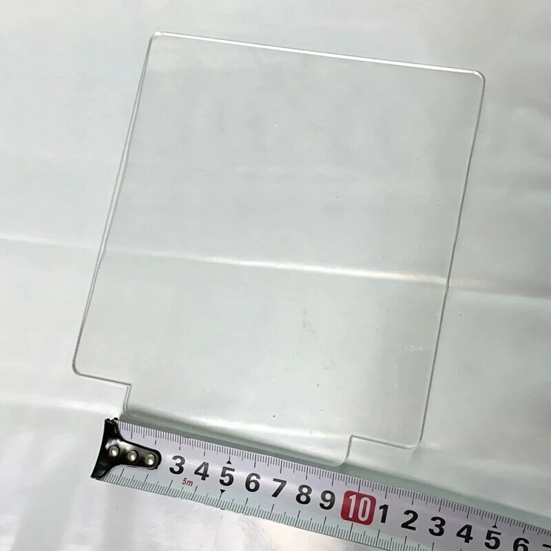 5 pezzi foglio acrilico trasparente per base da tavolo luce bianca pannelli paralume luci notturne da tavolo fai da te