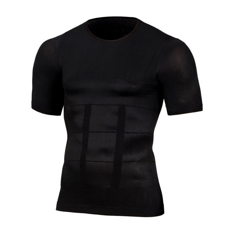 Body Shaper maschile top uomo vita Trainer corsetto dimagrante pancia Bodybuilding camicie controllo pancia postura correttore Shapers
