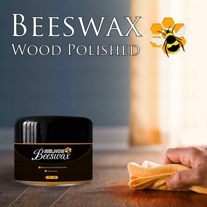 Cura del legno condimento cera d'api manutenzione del legno massello pulizia cura lucidata cera d'api impermeabile resistente all'usura cera cura dei mobili