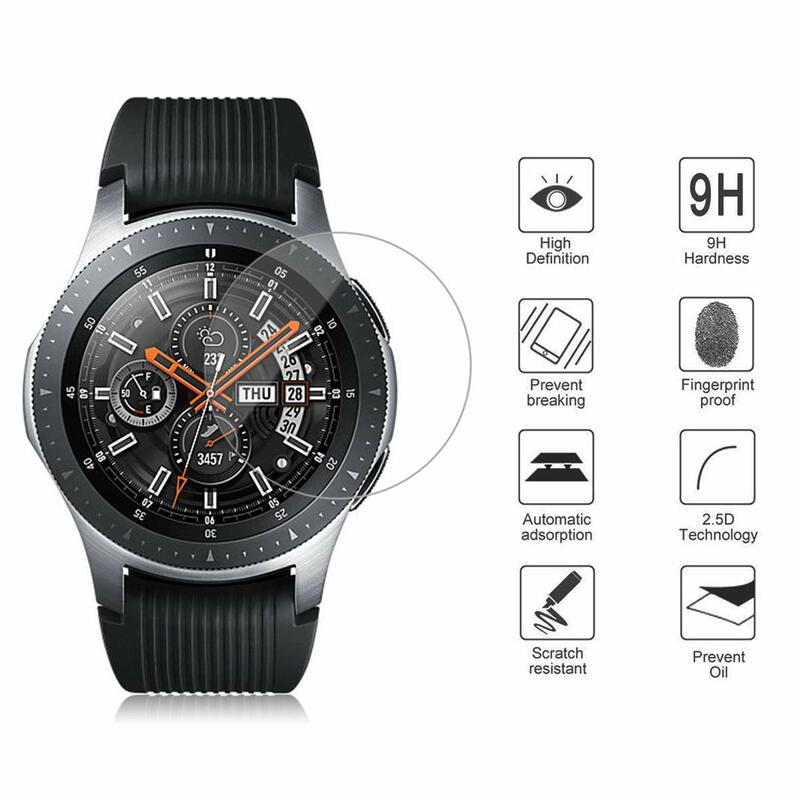 Закаленная Защитная пленка для часов Samsung galaxy Watch 46 мм, Защита экрана для часов Samsung Galaxy Watch 46 мм, пленка против царапин