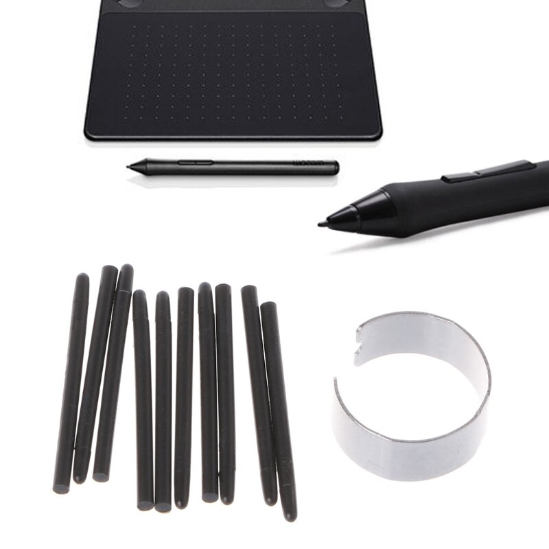 10 Pcs Grafik Zeichnung Pad Standard Stift Schreibfedern Stylus für Wacom Zeichnung Stift M3GD