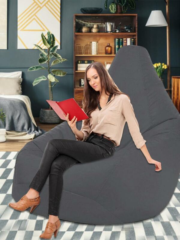 Puff-sofá infantil e adulto, capa de assento lavável, ideal para sala de estar