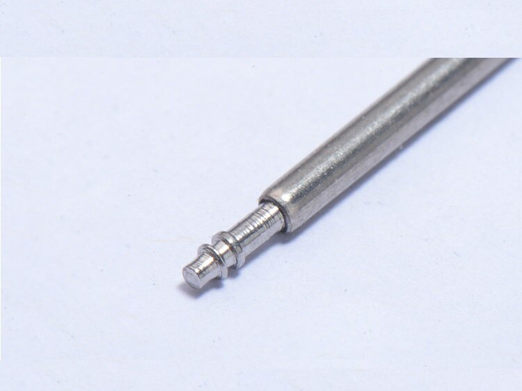 Stainless Steel Semi-steel Raw Ear Needles / Raw Ear Plugs Watch Ear Spring Bar Watch Shaft Strap Accessories 1 Pack = 20 Pcs