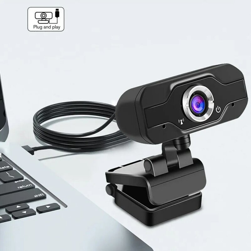 Pratica videocamera 1080P webcam HD videocamera USB registrazione Video videocamera Web webcam portatili senza unità per PC