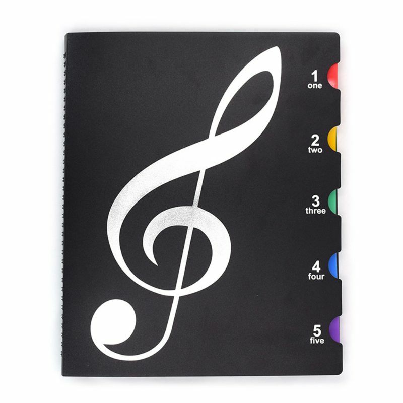 Criativo a4 música livro pastas piano multi função pontuação prático suporte de arquivo q1qf