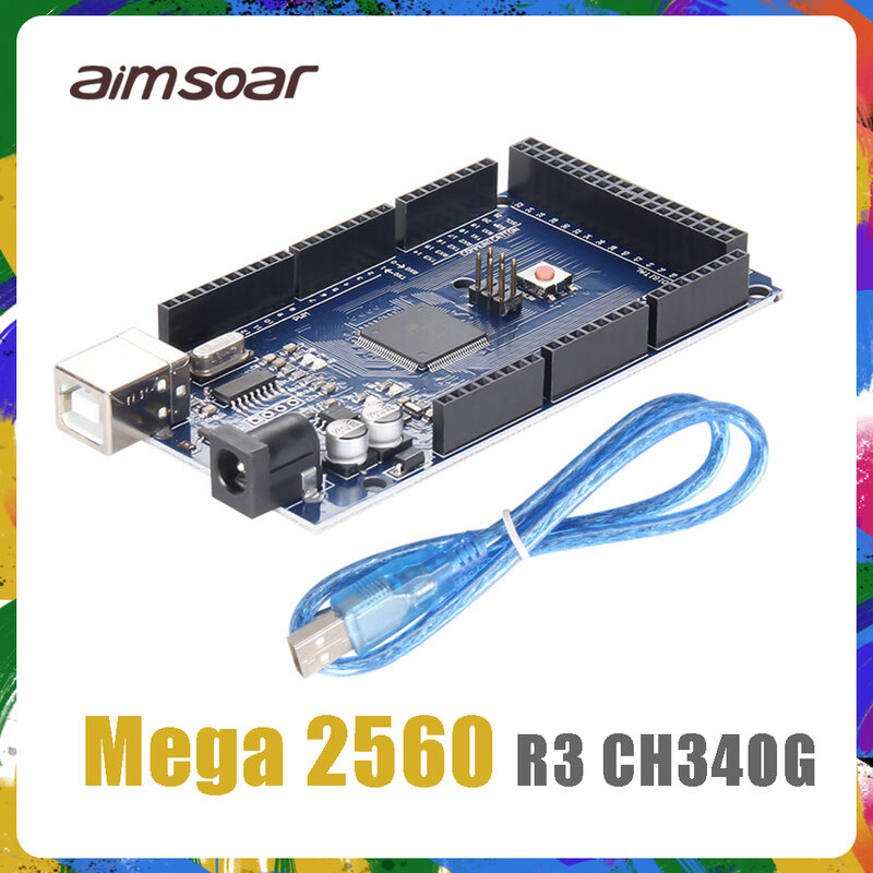 MEGA2560 R3 poprawiona wersja CH340G DIY 3d części drukarki