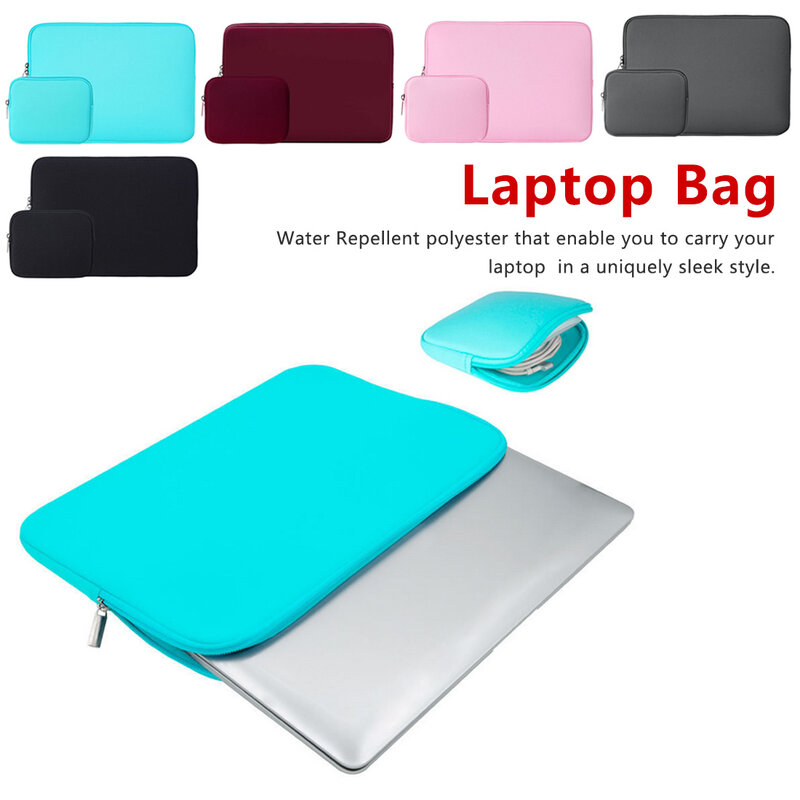 Capa para notebook, bolsa para laptop 11 15.6 13 polegadas para macbook pro air 13, estojo para notebook xiaomi huawei hp