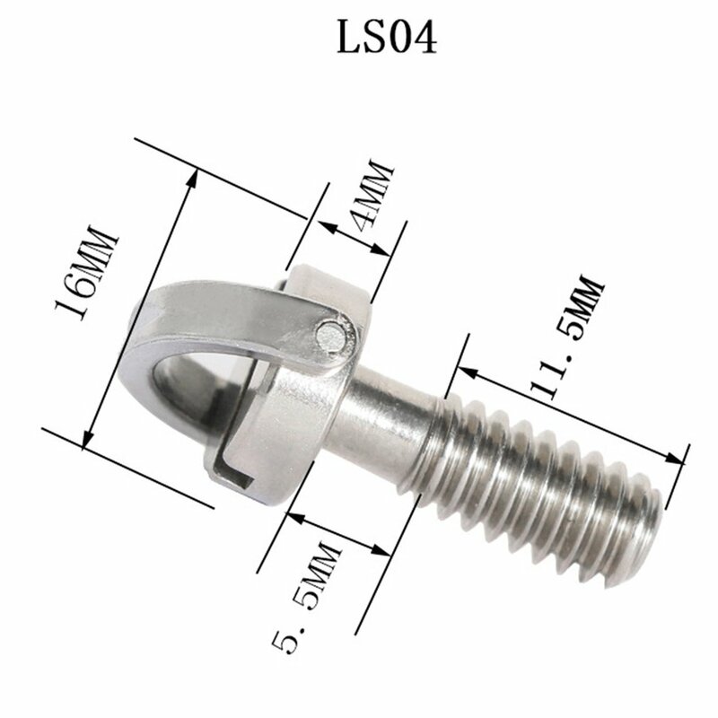 1/4 inch stainless steel long screw, SLR camera tripod, PTZ screw, quick release plate, word screw