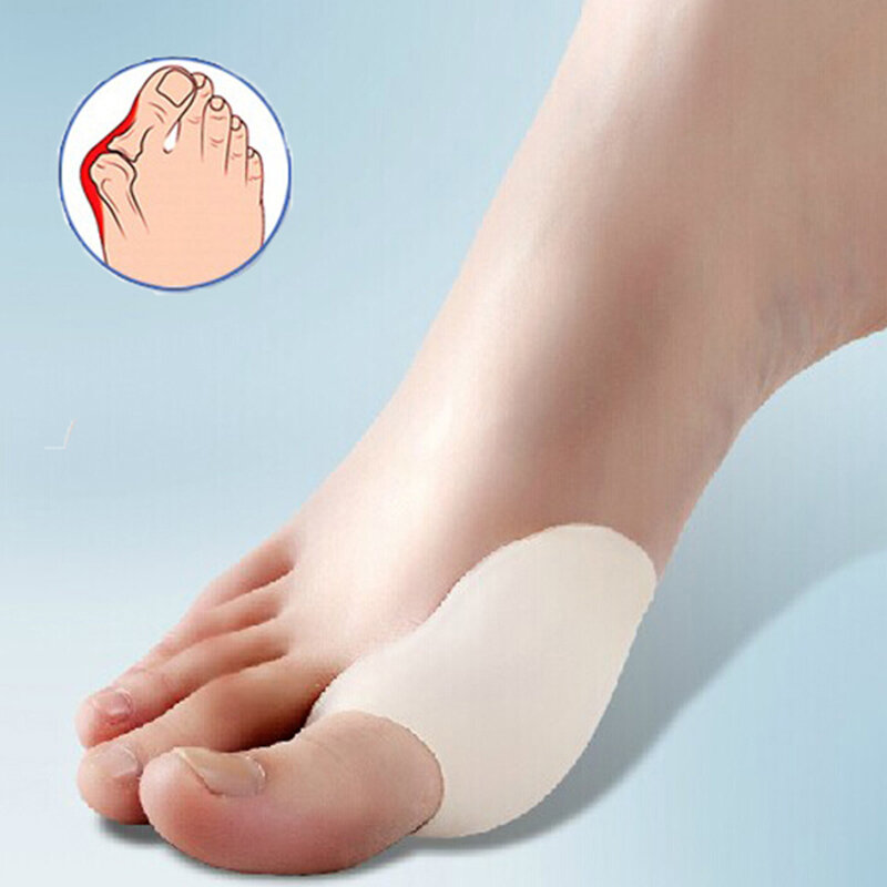 2 sztuk żel silikonowy stopy palce u nogi Separator kciuk valgus protector regulator Bunion