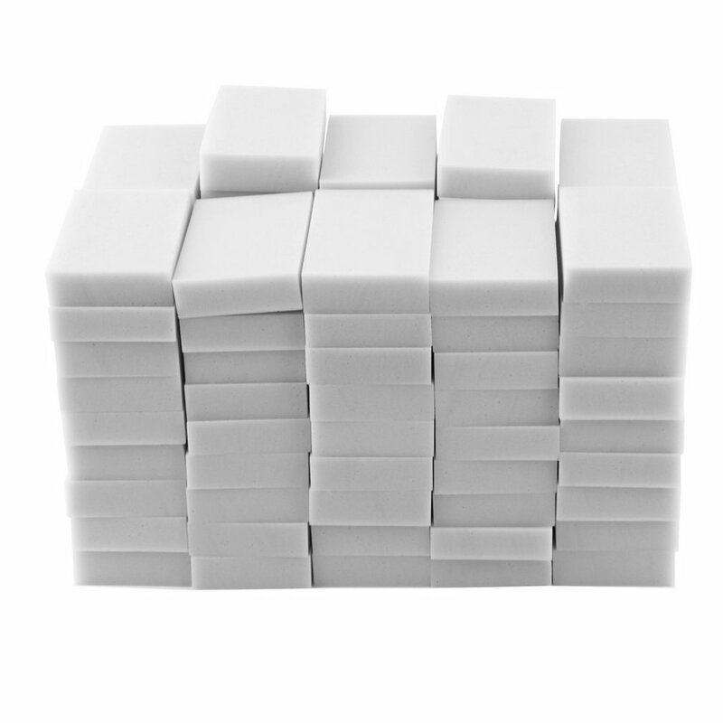 5/10/20/100 Stks/partij Wit Magic Sponge Eraser Multifunctionele Reiniger Melamine Spons Voor keuken Badkamer Schoonmaken