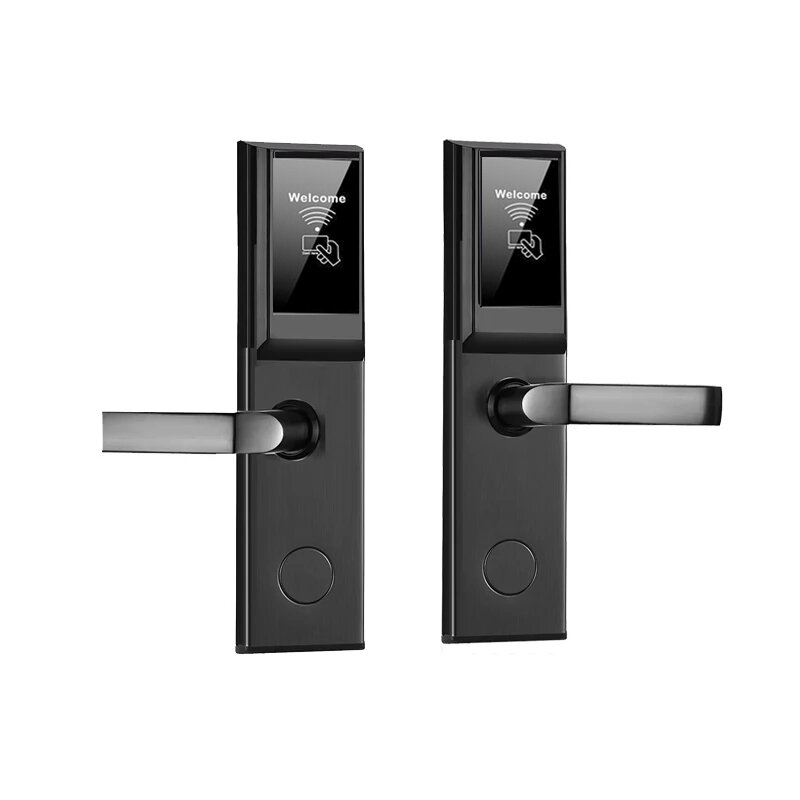 Cerradura inteligente para puerta de hotel, sistema de bloqueo inteligente rfid para puerta de hotel, con tarjeta de software gratis
