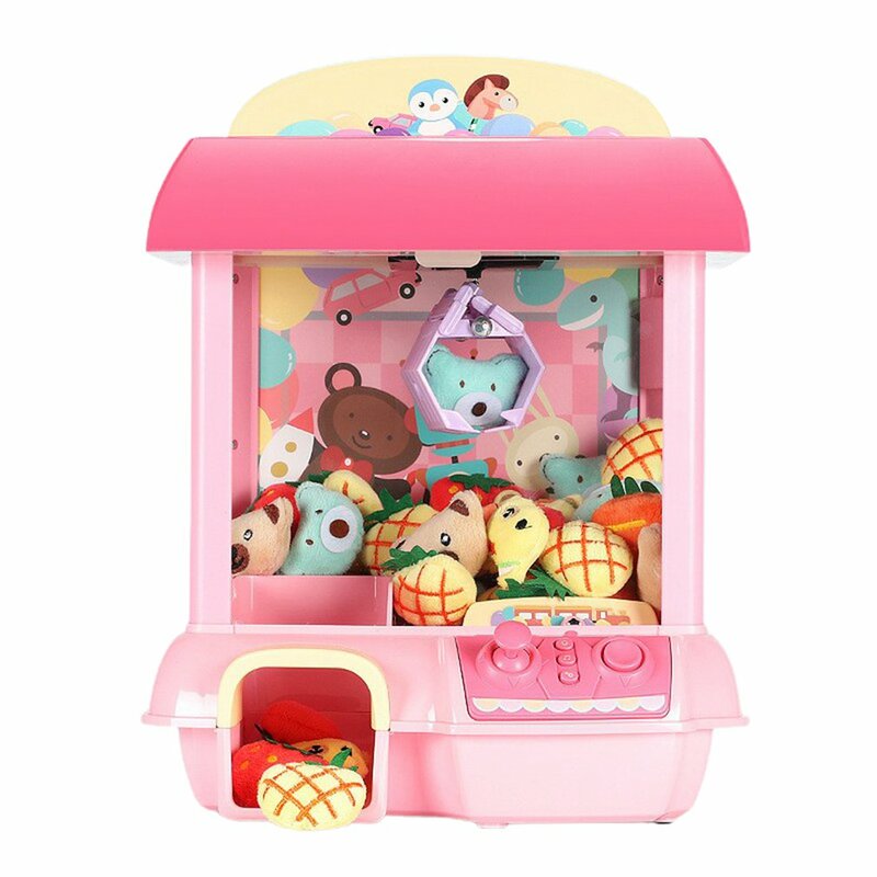 Mini Clip de juguete para muñeca, versión automática en inglés, sin batería, con luces brillantes, iluminación musical divertida