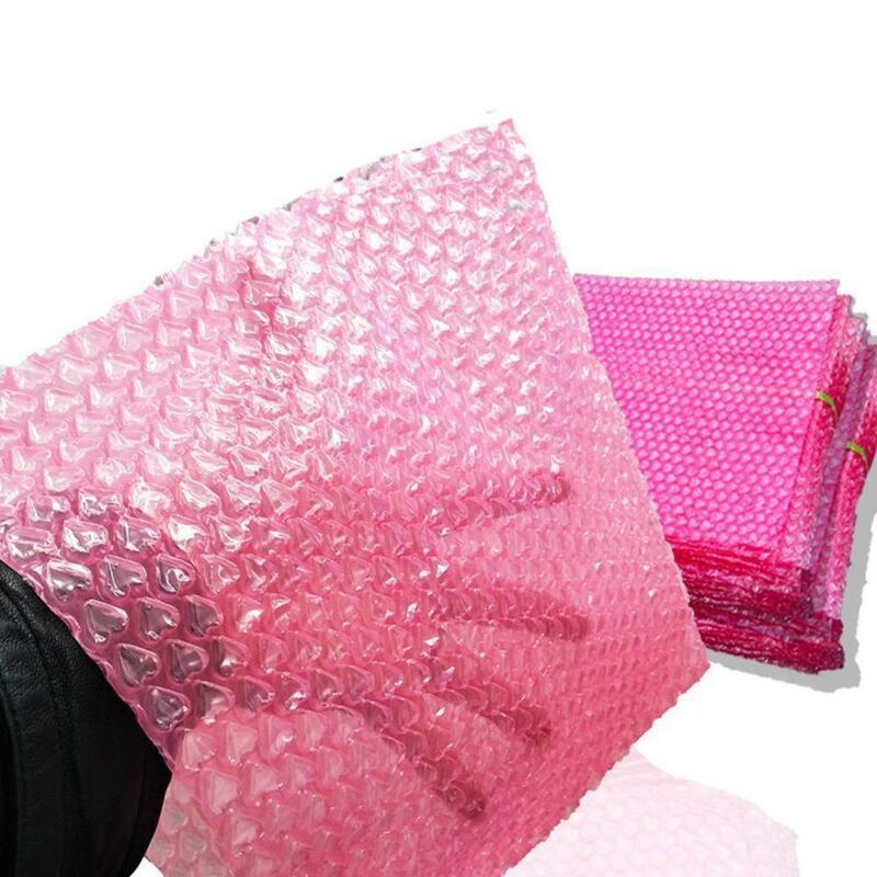 10pcs Heart-shaped Bubble Bags Inflatable Foam Wrap 10*10cm Decoration (3.94*3.94') For Packing Material Gift N1Q0