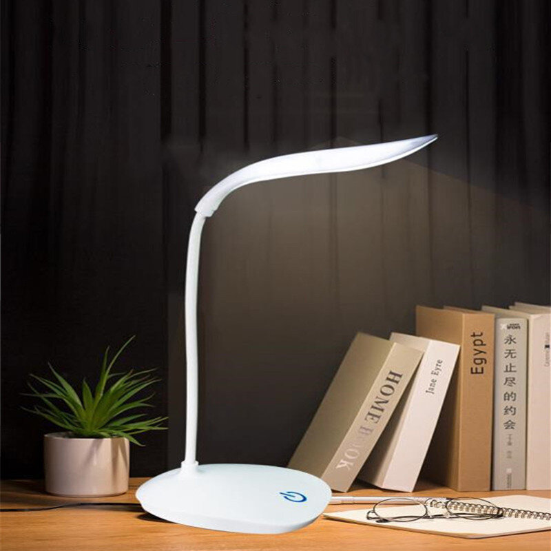 USB Led Lamp Book Light Foldable Dimmable Touch Reading Light Table Lamp Recharge Powered Night Lights Portable LED Table Lamp