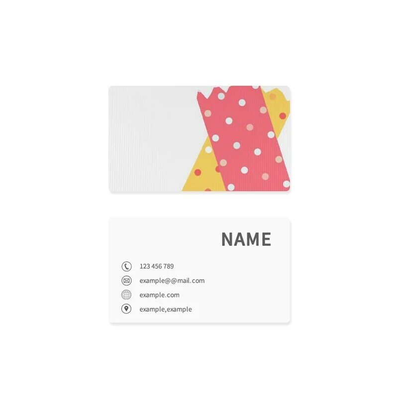 100 шт. дешевая индивидуальная полноцветная двусторонняя печать визитных карточек ГМГ бумага