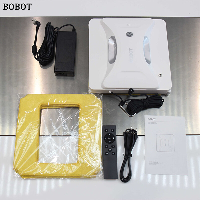 BOBOT เครื่องซักผ้าหน้าต่างหุ่นยนต์ทำความสะอาดหน้าต่างหุ่นยนต์เซ็นเซอร์อินฟราเรดสำหรับซัก...