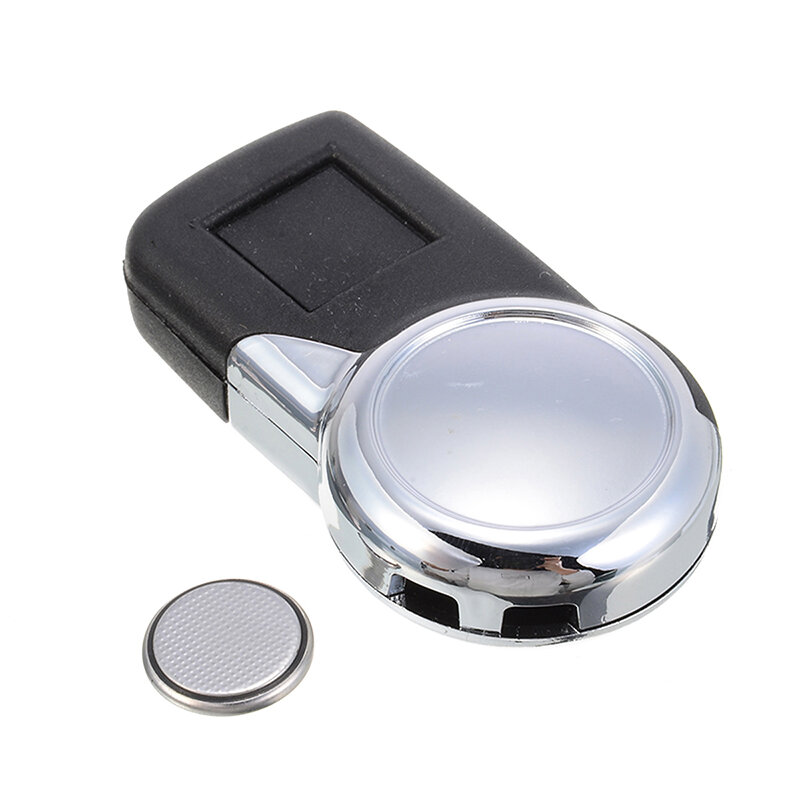 Coque de clé de voiture à distance avec batterie, kit de service de boîtier porte-clés, cristaux et DS3, 2 boutons