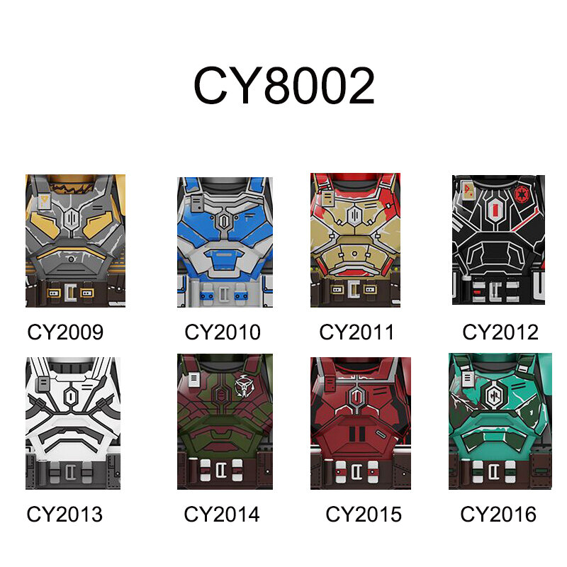 Cy8002-アクションフィギュア,ミニムービー,ビルディングブロック,ゲーム,子供向けの教育玩具,クリーナー8005