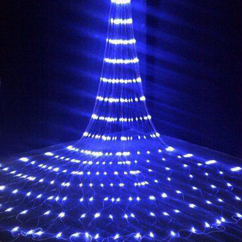 Cortina LED de cascada, guirnalda de hadas de carámbano, lluvia de meteoritos, película de lluvia, cadena de luz, Navidad, boda, 3x2/3x3m, 6x3m
