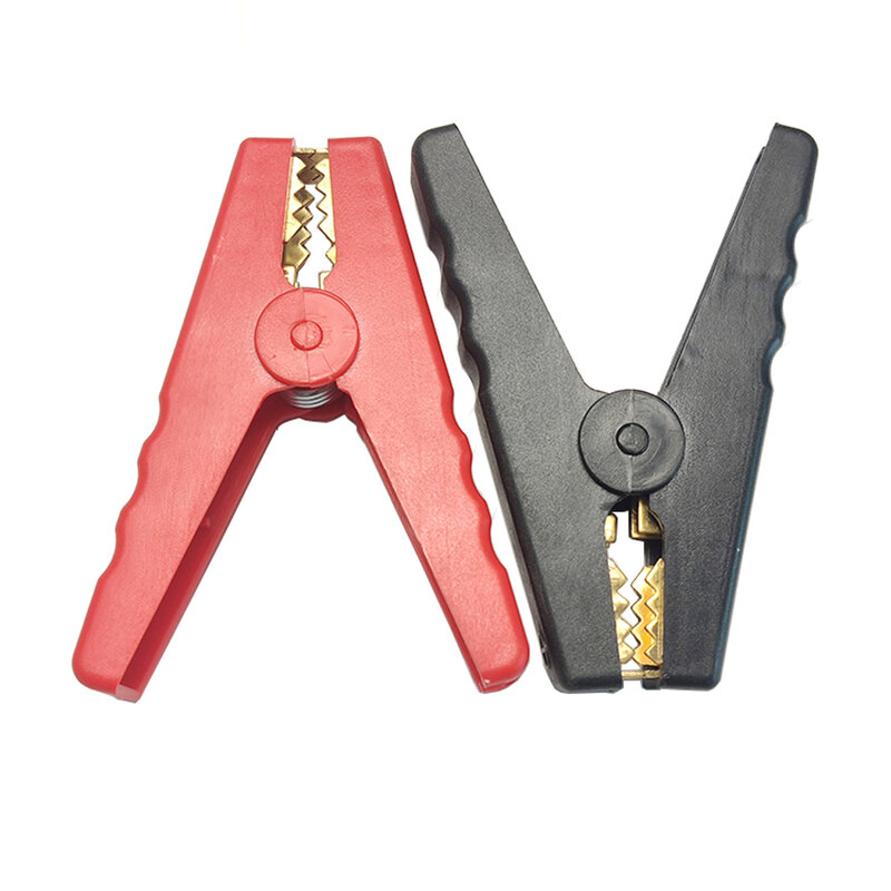 JKM 128MM Alligator Clip ABS+PC Fireproof Plastic Pure Copper Jaws Wagon Test Lead Truck Battery Clamp