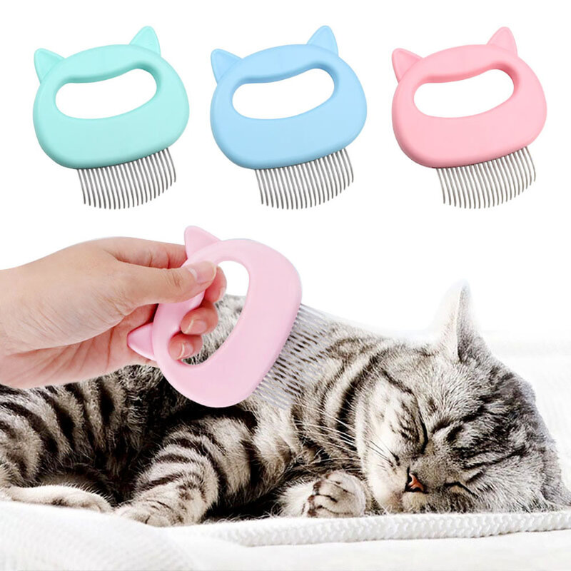 Pet Massage Comb For Cats Shell Shaped Dog Grooming Accessories Hair Remover Brush To Remove Loose Hairs Pet Cleaning Supplies