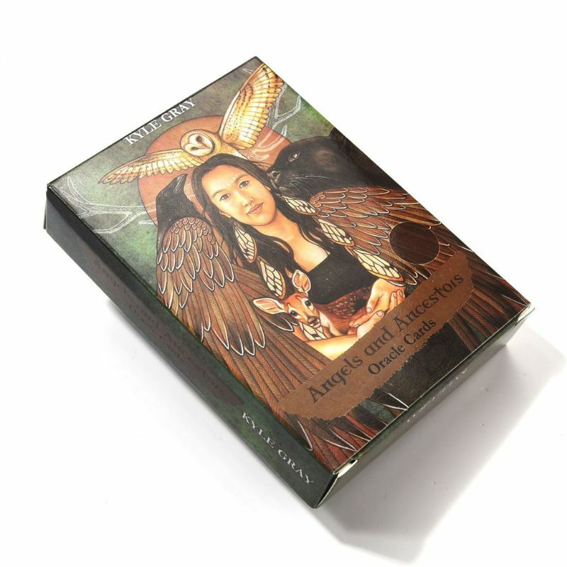 Carte di tarocchi 55pcs inglesi complete mazzo e guida angeli e angeli carte oracolo leggi Fate Family Party gioco da tavolo Drop Ship