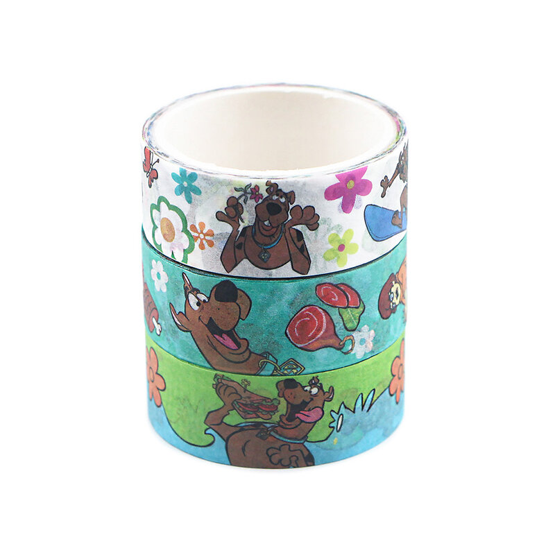FD0429 Anime Cartoon Decoration Tape Paper Washi Masking Tape Creative Scrapbooking Stationary Office Supplies