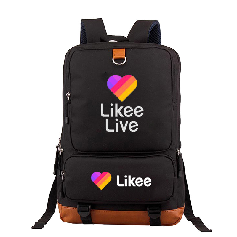 LIKEE APP Backpack Fashion Likee Live School Bag for Back to School Beautiful Laptop Boys Girls for Student Gift Travel Rucksack