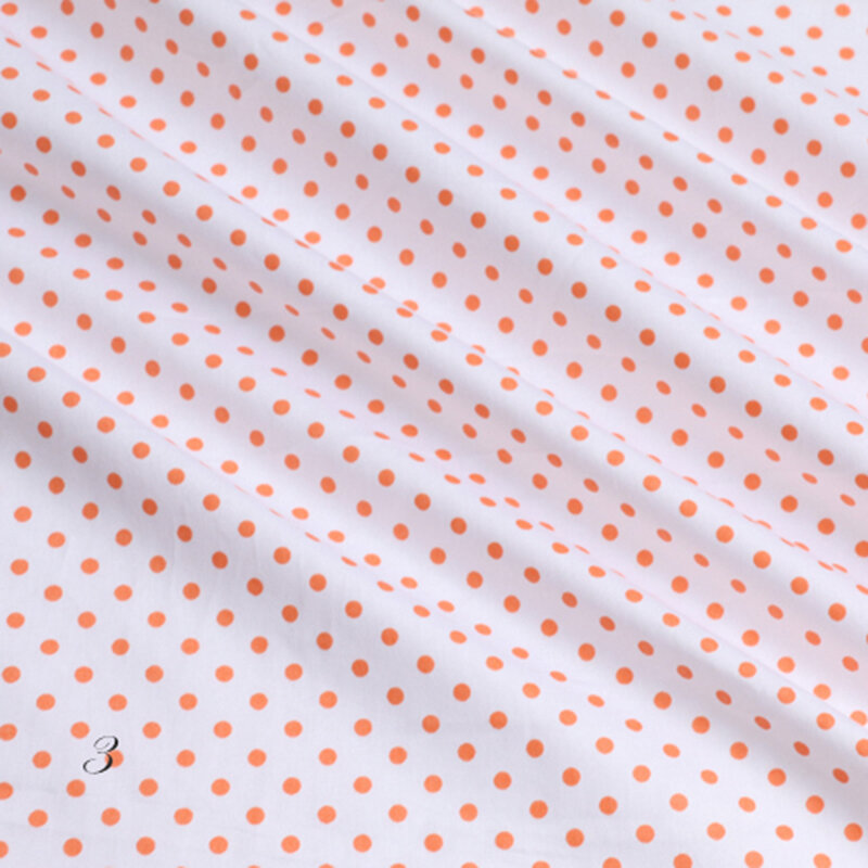 Polka Dot ชุดผ้าฝ้าย100% พิมพ์ผ้าสำหรับ Quilting เด็ก Patchwork ผ้า DIY จักรเย็บผ้าไขมันวัสดุสำหรับทารกเด็ก