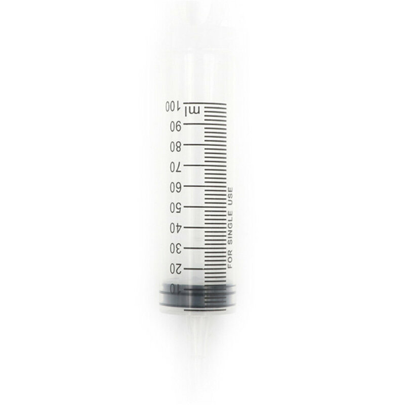 100ML Syringe Reusable Large Hydroponics Nutrient Sterile Health Measuring Injector Tools Dog Cat Feeding Accessories