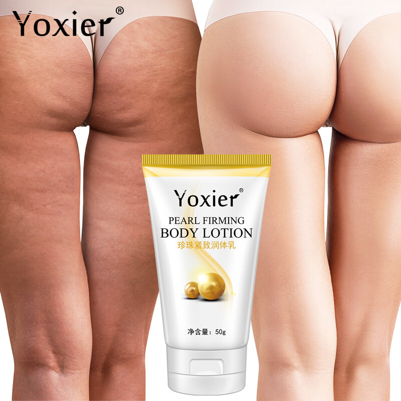 Yoxier Pearl rassodante lozione per il corpo dimagrante Cellulite massaggio rimuovi smagliature crema trattamento corpo cura della pelle strumento di sollevamento della salute