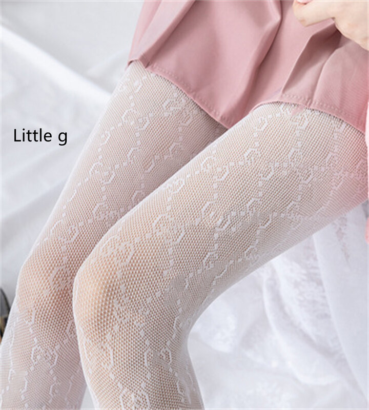 2021 new black and white sexy mesh G letter silk stockings gg tights brand women's bottomed silk stockings hollow fishing net si