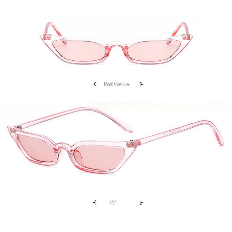Śliczne Sexy Retro okulary kocie oko kobiety trójkąt Vintage tanie damskie okulary czerwone kobiece UV400 okulary rowerowe 2021