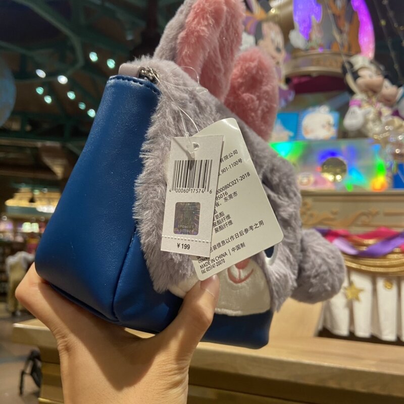 Mochila De peluches de Shanghai Disney, bolso de hombro tipo mensajero para muñeca, mochila de muñecos, Judy de Zootopia, Hopps