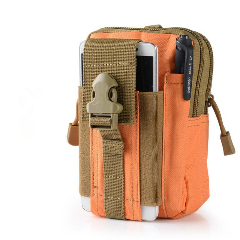 Военная Сумка VCGREE, тактическая поясная сумочка на бедро с системой «Молле», Карманный чехол для телефона, уличный чехол для Iphone