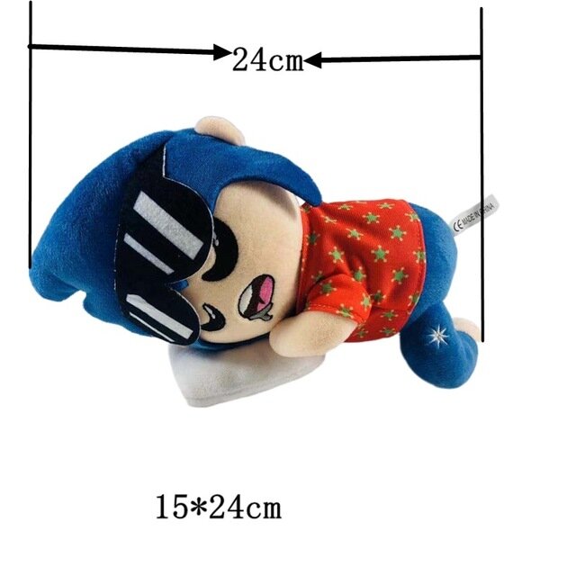 9 Style 25cm Mikecrack Trollino peluche Cartoon Game Figure peluche Doll Game Boy for Kids compleanno regalo di natale