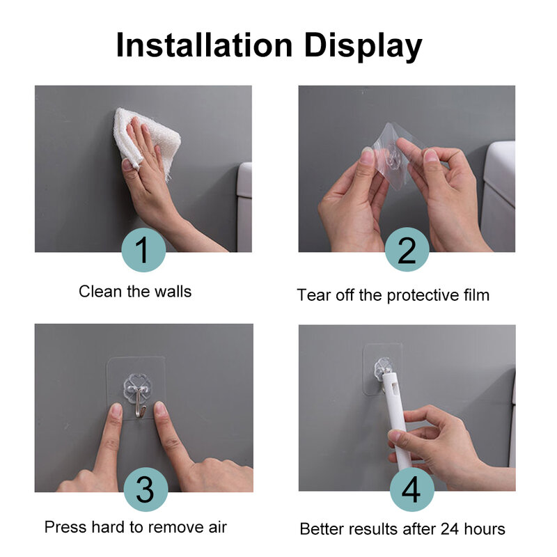 Universele Zelfklevende Opslag Tool Accessoires Opknoping Plank Muur Haak Badkamer Organisator Kleding Voor Keuken Handdoek Houder