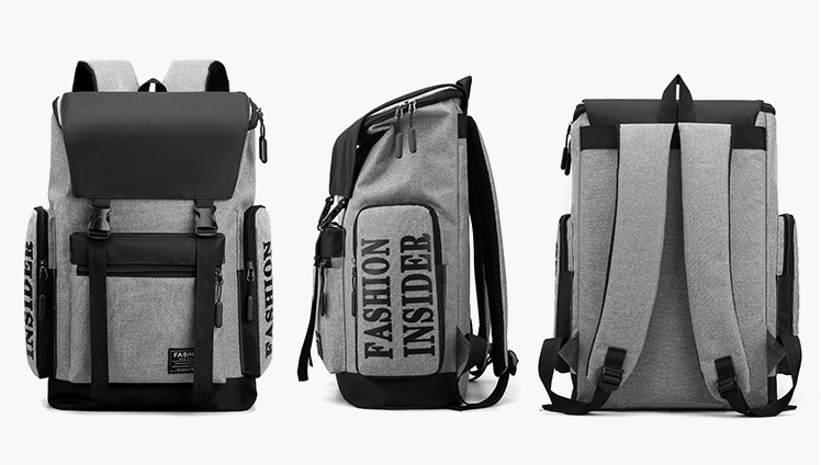 Large Capacity Schoolbag Backpack Men's Leisure Travel Backpack