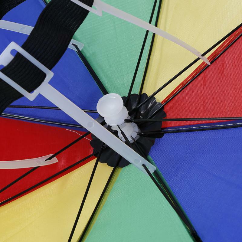 신제품 접이식 헤드 우산 모자 캡 골프 야외 태양 모자, 낚시 캠핑 하이킹 낚시 모자 낚시 의류 엔터테인먼트