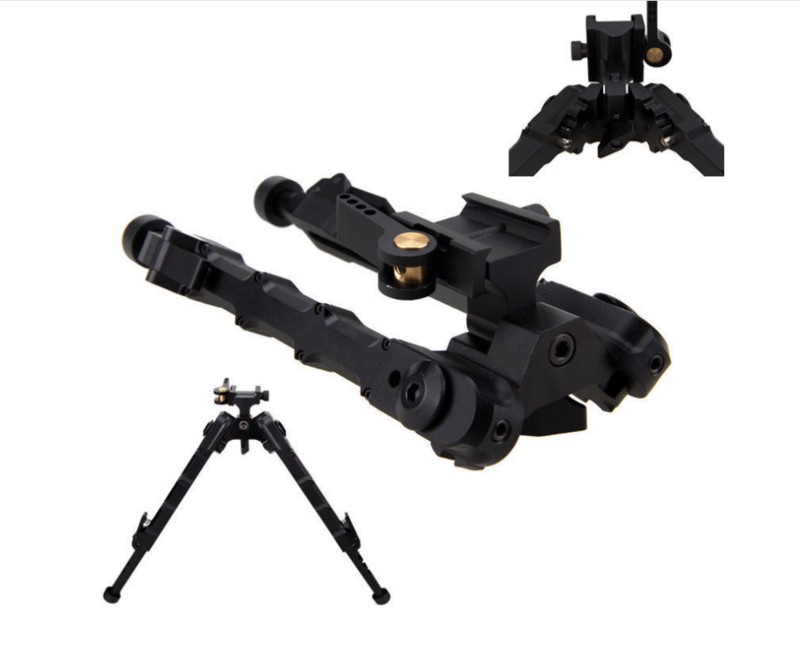Adjustable Joint Camera Tactical Support Bipod Outdoor Tripod  Converter 20mm Weaver Picatinny For Hunting Accessories