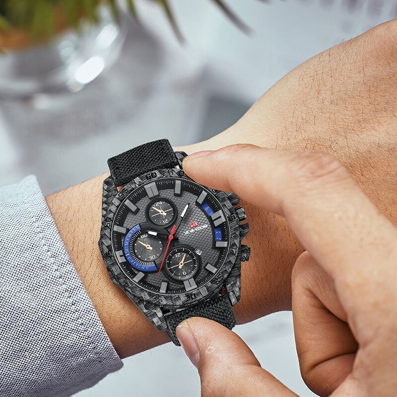 Спортивные кварцевые мужские наручные часы VA VOOM, зеркальные водонепроницаемые мужские светящиеся часы Hardlex с календарем