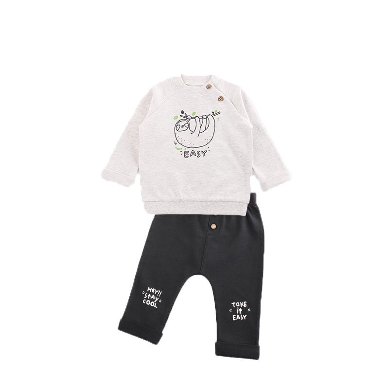 Infant Newborn Baby Girl Boy Cotton Clothes Set 100% Cotton Autumn Winte Clothing 2pcs bebe Baby Boy Girl clothes 0-3 Years