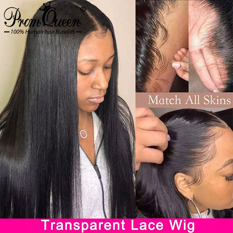 13x6 Straight Lace Front Human Hair Wigs Pre Plucked Lace Frontal Wigs Brazilian Remy Human Hair Lace Wig for Women 250 Density