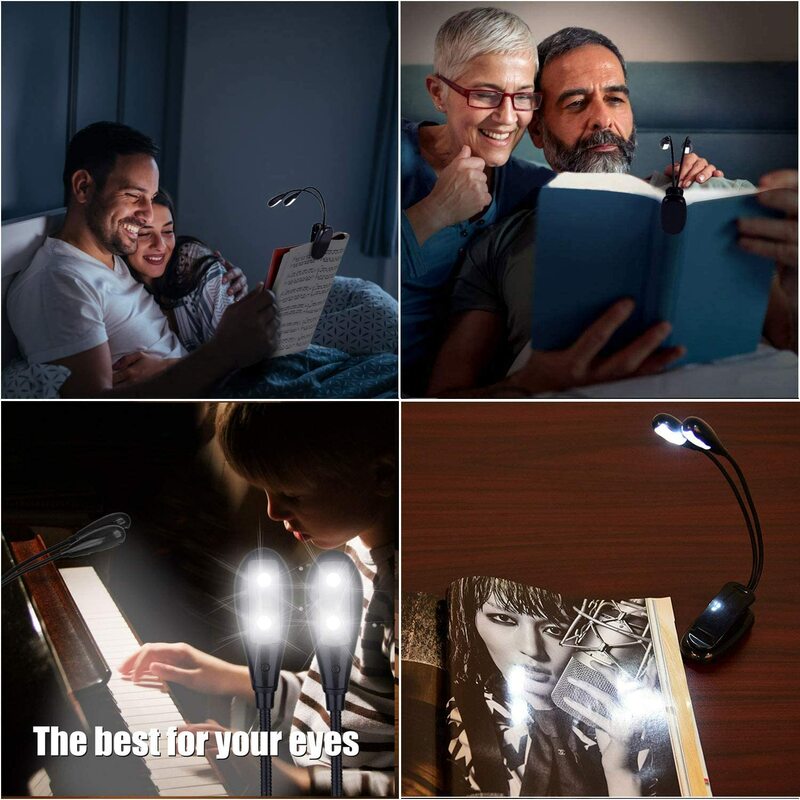 مشبك LED مكتب ضوء البطارية و USB الجدول مصباح سطوع قابل للتعديل ضوء الليل لقراءة العين حماية الجدول مصباح مع التبديل