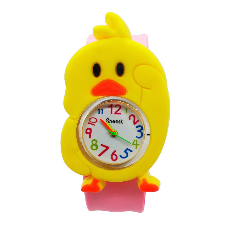 2021 New Children Watch Cartoon 15 Patterns Animal Kids Watches Child Patted Toys Interesting Baby Birthday Gift Students Clock