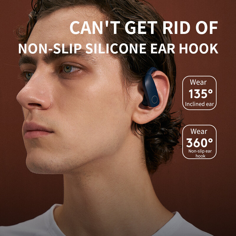 Sanag Z9 TWS Headphone Bluetooth Kait Telinga Headset Nirkabel Olahraga dengan Mikrofon Kontrol Sentuh Earbud Tahan Air Kualitas Suara HIFI